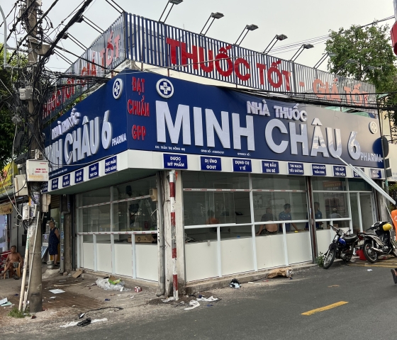 BẢNG HIỆU ALU CHỮ NỔI NHÀ THUỐC MINH CHÂU 6 BẢNG HIỆU ALU CHỮ NỔI NHÀ THUỐC MINH CHÂU 6